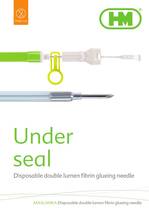 Double lumen fibrin glueing needle Baxter