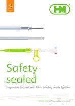 Sonda/ aguja  de doble lumen - desechable